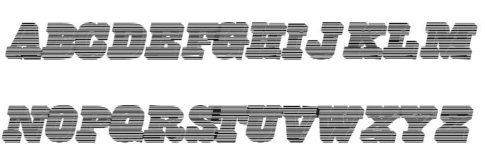 FreeLine Font LOWERCASE