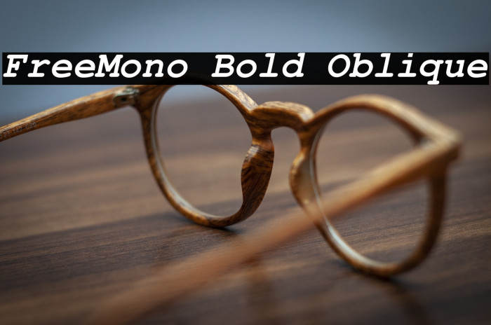 FreeMono Bold Oblique Example 3