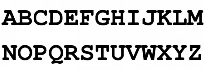 FreeMono Bold Шрифта ВЕРХНИЙ