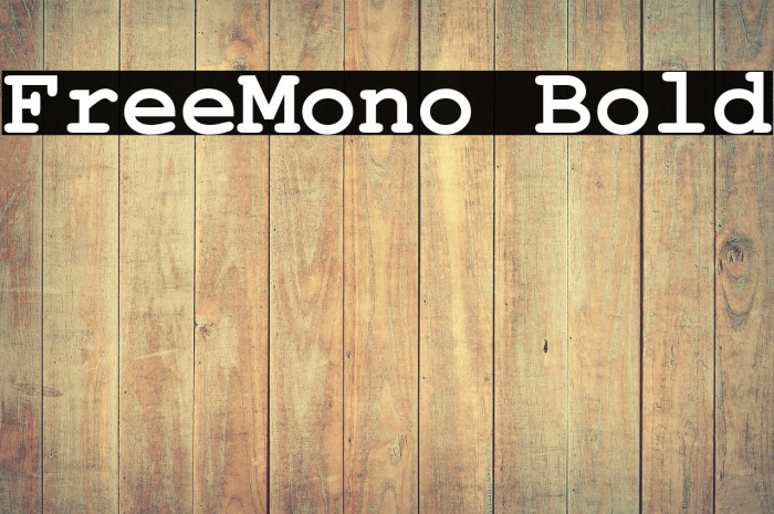 FreeMono Bold Example 1