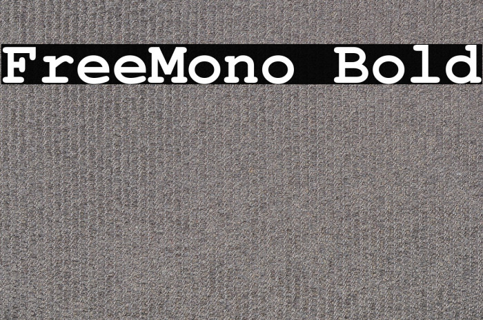 FreeMono Bold Example 2