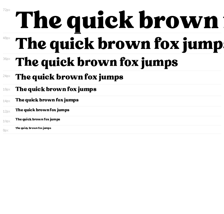 FreeNotulenSerifDisplay-ExtBd Waterfall