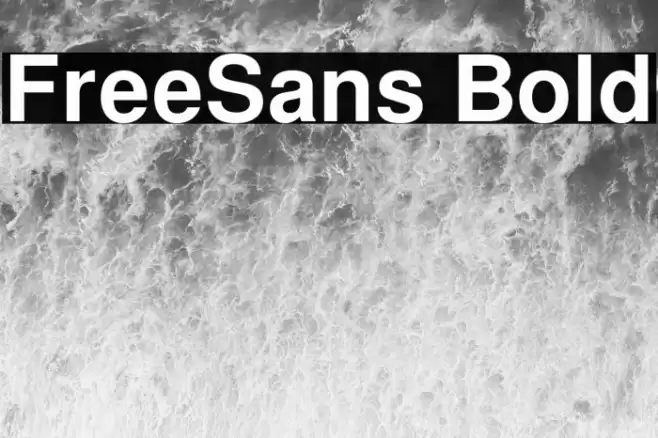 FreeSans Bold Font examples