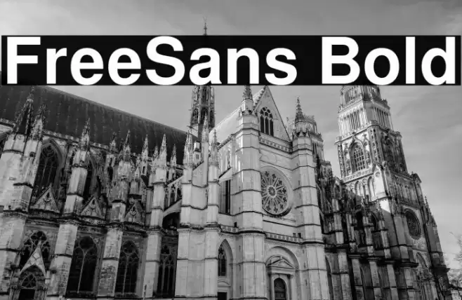 FreeSans Bold Font examples