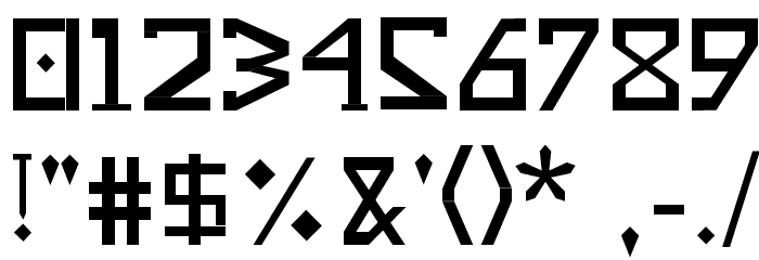 FreeSans Font OTHER CHARS