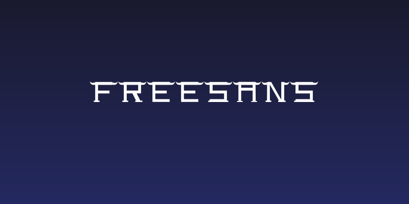 FreeSans Social Header