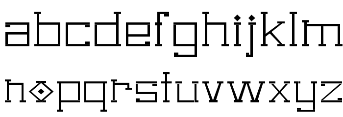 FreeSans Font LOWERCASE