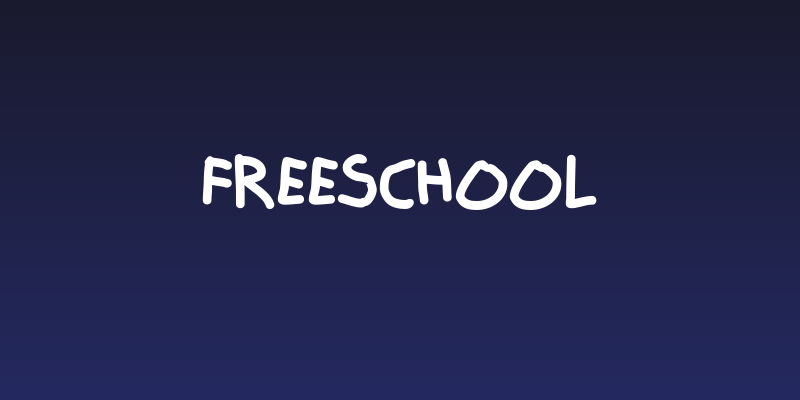 FreeSchool Social Header