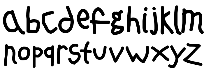 FreeSchool Font LOWERCASE