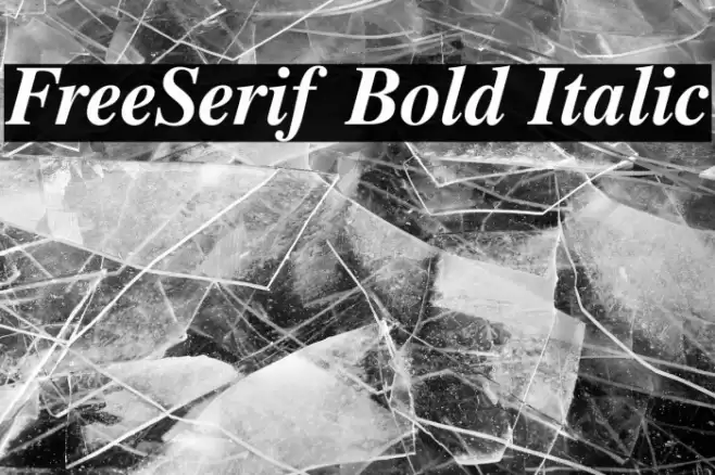FreeSerif Bold Italic फ़ॉन्ट examples