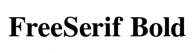 FreeSerif Bold  baixar fontes gratis