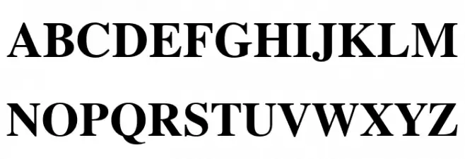 FreeSerif Bold Polices MAJUSCULES