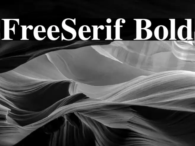FreeSerif Bold Font examples