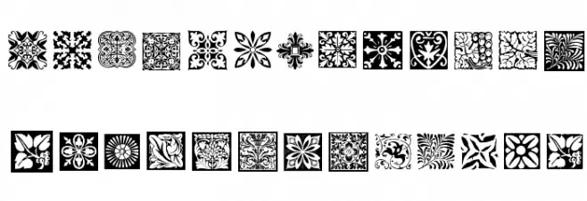 FreeTiles Schriftart Groß