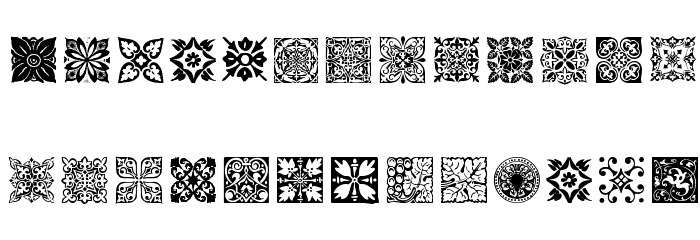 FreeTiles Font LOWERCASE