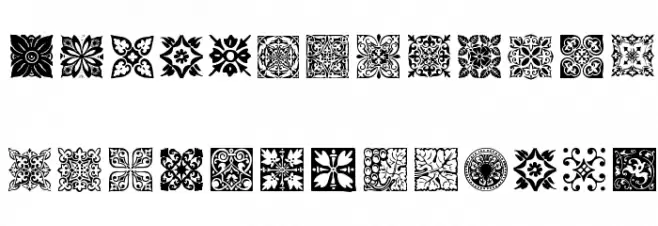 FreeTiles Font Litere mici