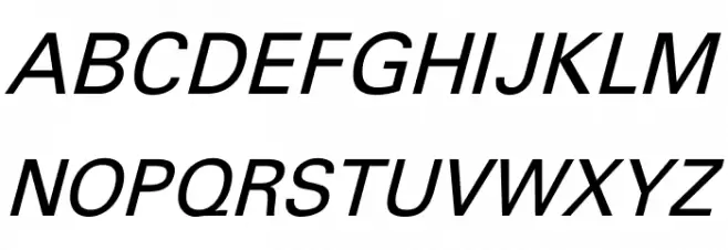 FreeUniveral-Italic Fuentes MAYÚSCULAS