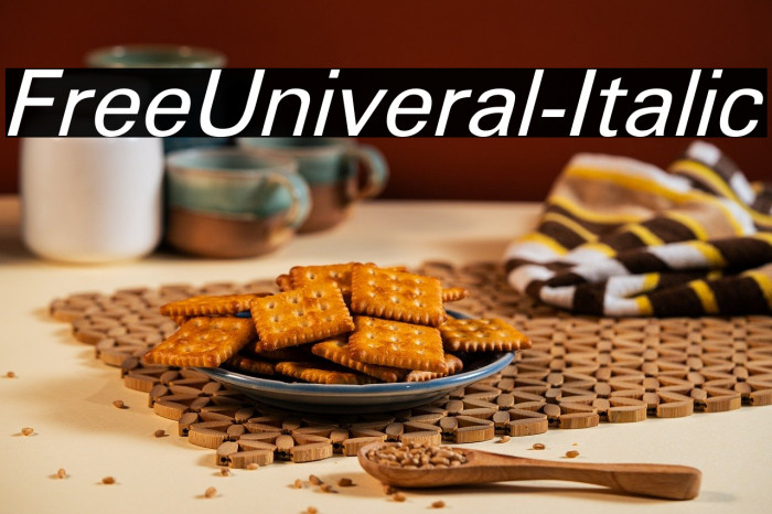 FreeUniveral-Italic Example 2