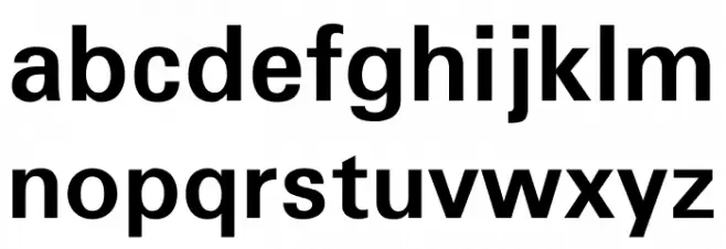 FreeUniversal-Bold Font LOWERCASE