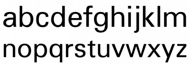 FreeUniversal-Regular 字体 小写