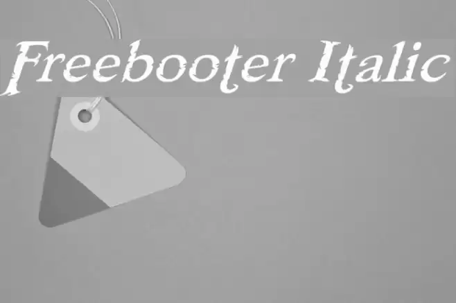 Freebooter Italic Font examples