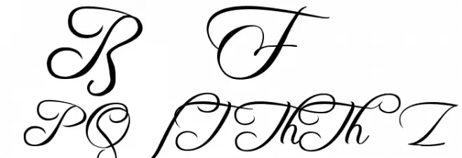 Freebooter Script - Alts Font UPPERCASE