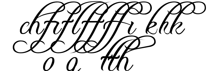 Freebooter Script - Alts Font LOWERCASE