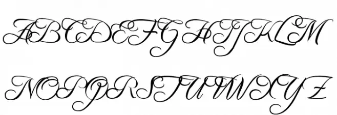 Freebooter Script Schriftart Groß