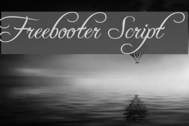 Freebooter Script Font examples