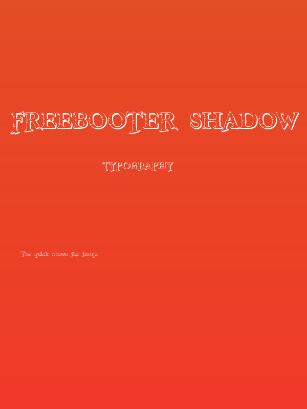 Freebooter Shadow Poster