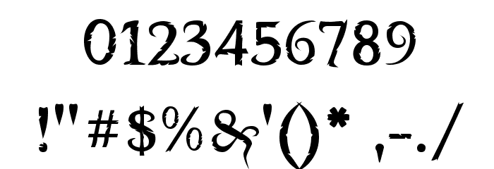Freebooter Font OTHER CHARS