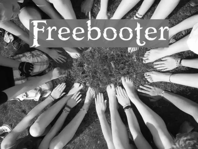 Freebooter Шрифта examples