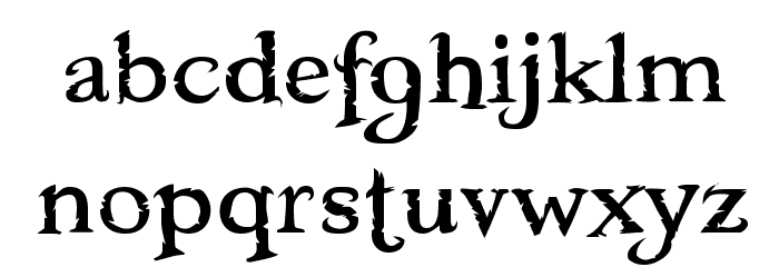 Freebooter Font LOWERCASE