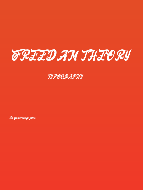 Freedam Theory Poster