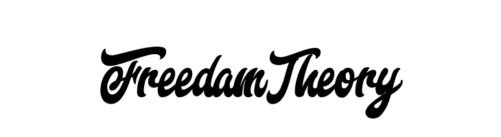 FreedamTheory  Frei Schriftart Herunterladen