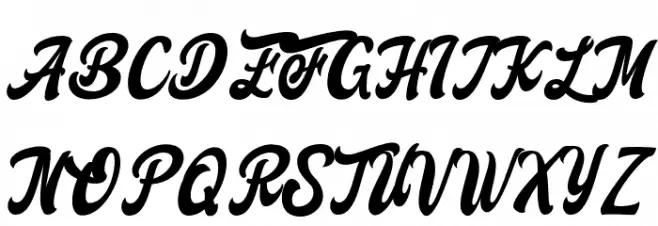 FreedamTheory Schriftart Groß