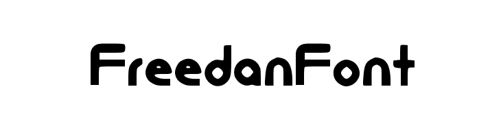 FreedanFont  免费字体下载