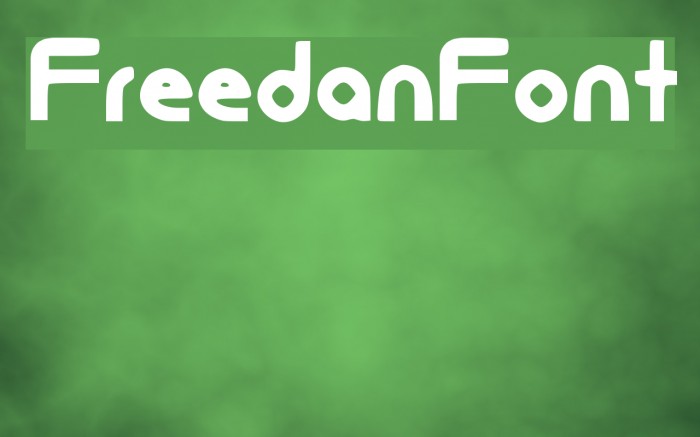 FreedanFont Font examples