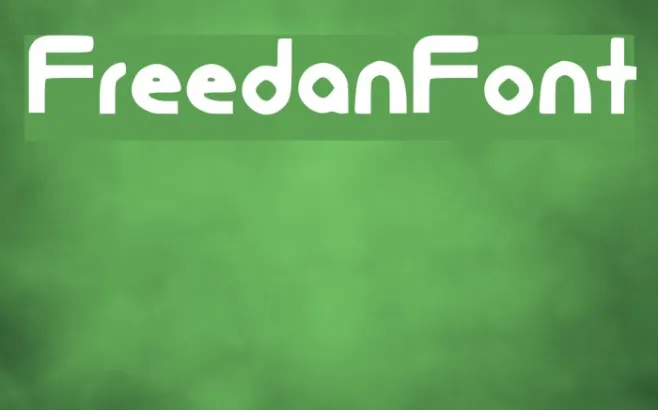 FreedanFont Example 3