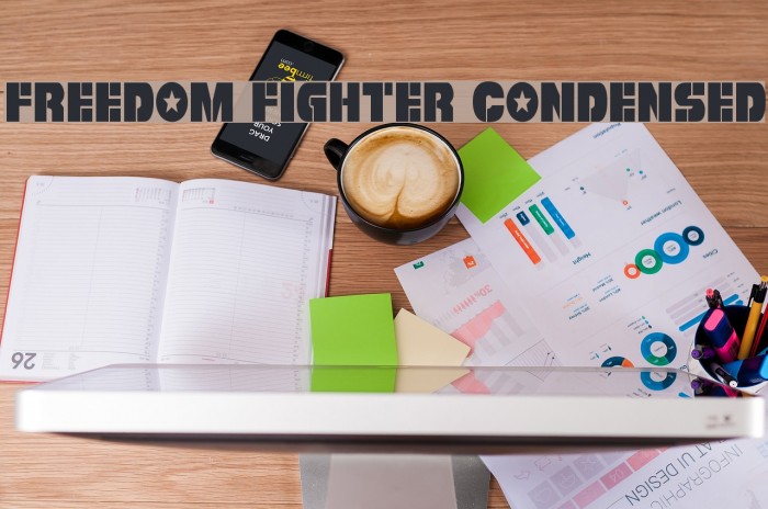 Freedom Fighter Condensed Font examples