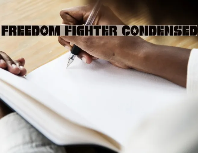 Freedom Fighter Condensed Example 2