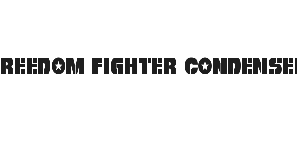 Freedom Fighter Condensed Logo