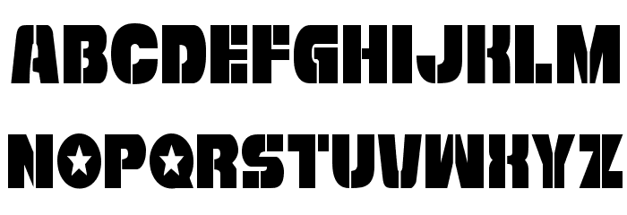 Freedom Fighter Condensed Font LOWERCASE