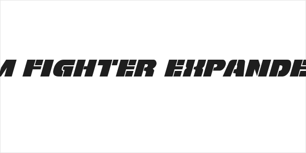Freedom Fighter Expanded Italic Logo