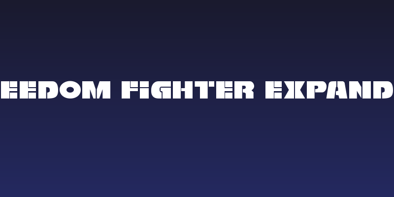Freedom Fighter Expanded Social Header