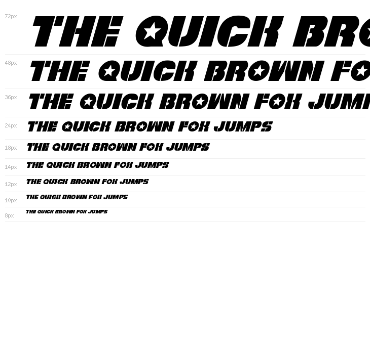 Freedom Fighter Italic Waterfall