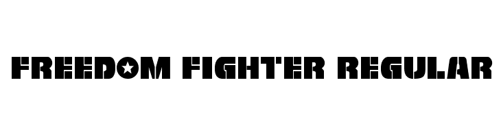 Freedom Fighter Regular  Fuentes Gratis Descargar