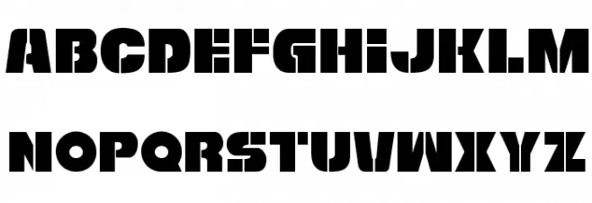 Freedom Fighter Regular フォント 大文字