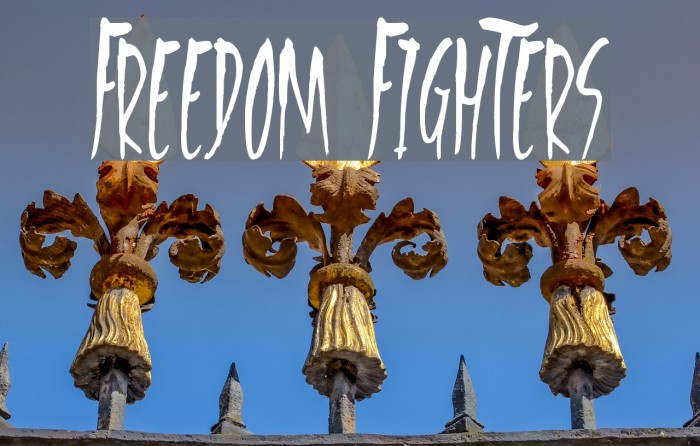 Freedom Fighters Font examples