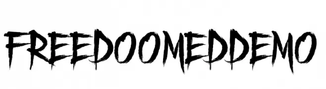 Freedoomed Demo  font caratteri gratis